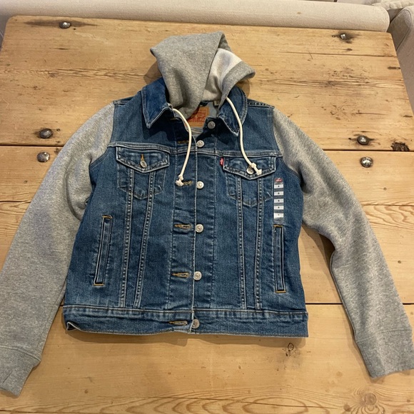 Levi's Jackets & Blazers - Levi's Blue Denim Jacket with Black Accents